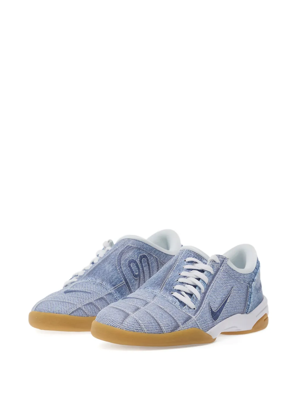 Nike quilted logo sneakers - Blauw