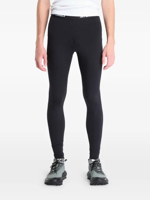 adidas logo-waistband base layer leggings