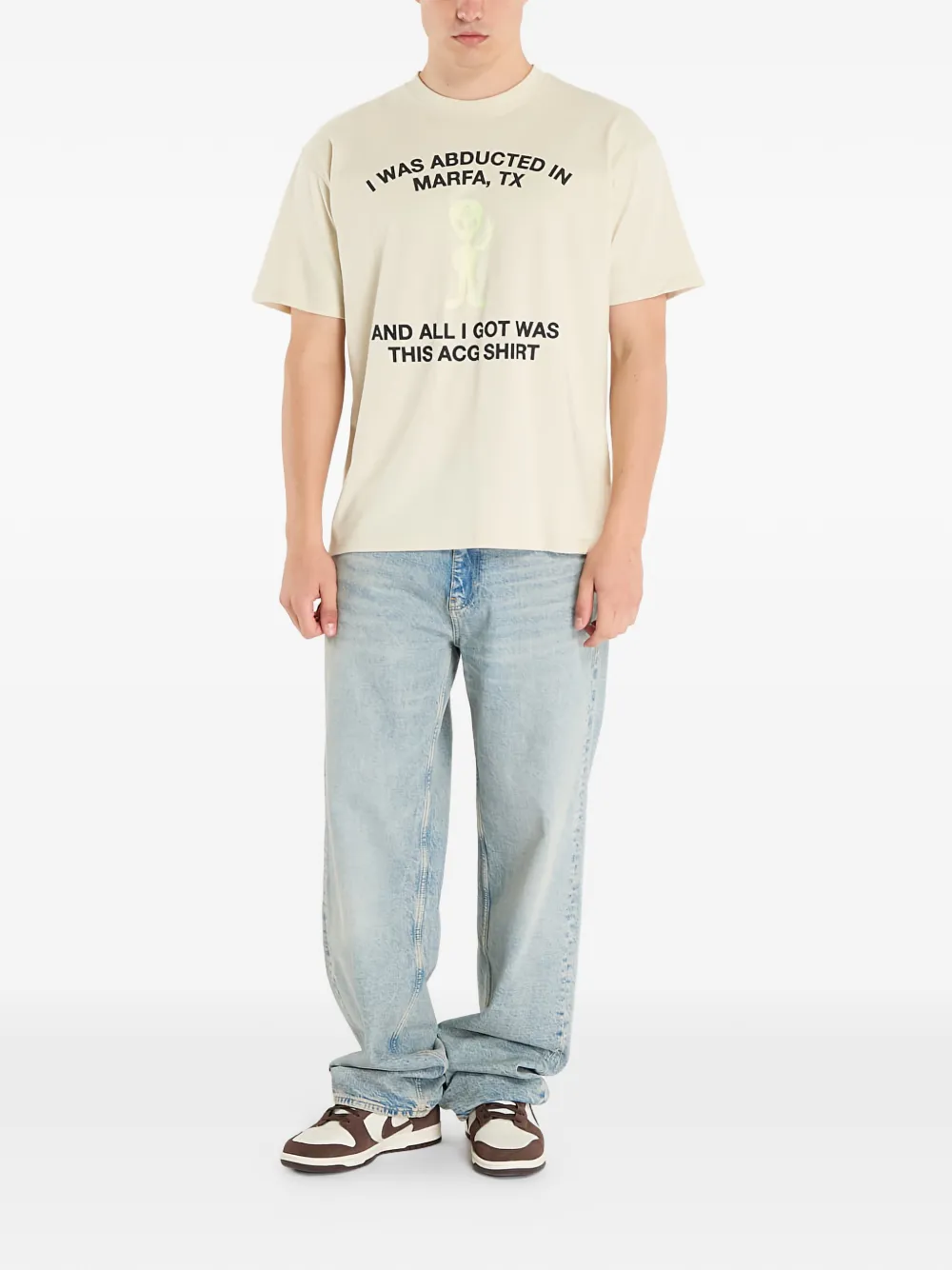 Nike ACG graphic-print T-shirt - Beige