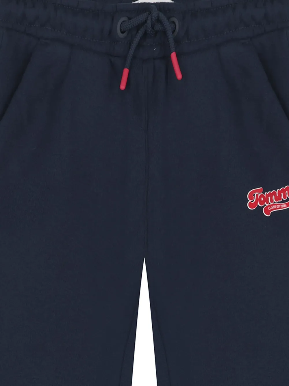 Tommy Hilfiger Junior Katoenen broek met logo Blauw