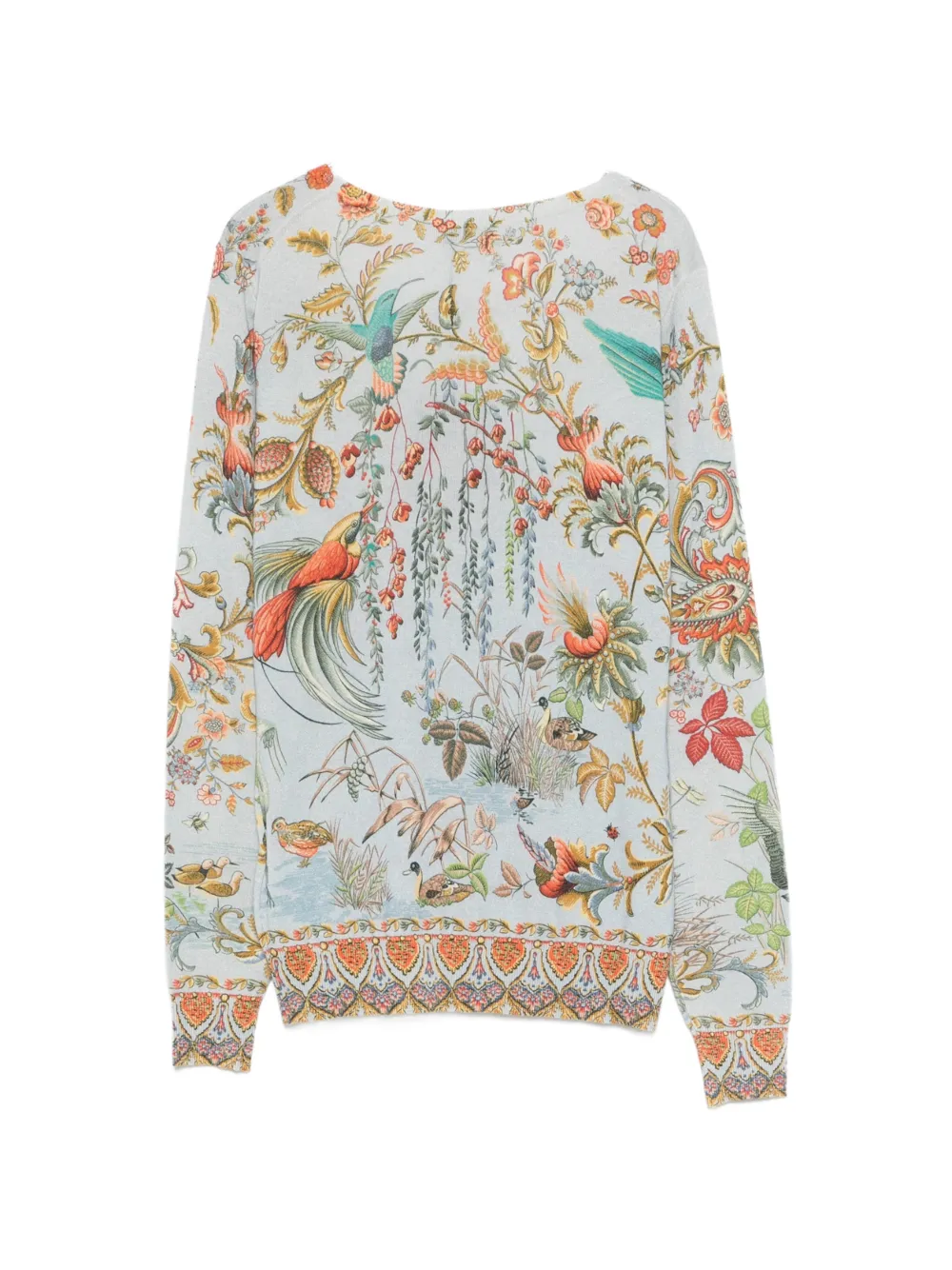  Etro Floral-patterned Sweater - Blue 