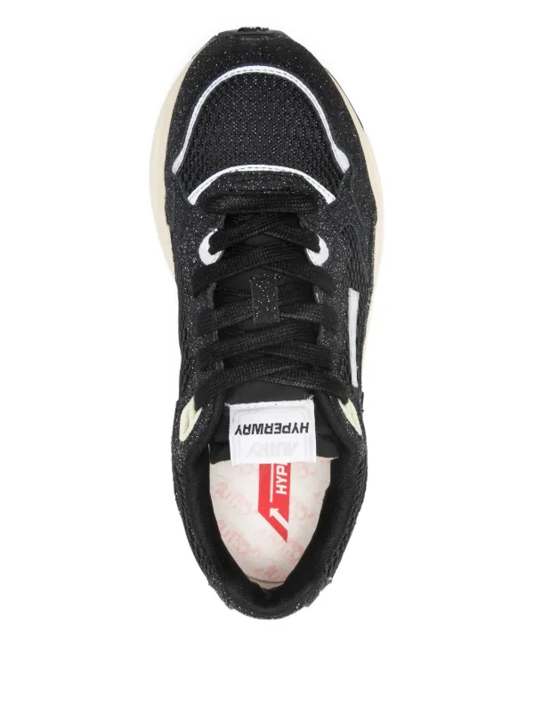Autry Hyperway グリッタースニーカー | ブラック | FARFETCH JP