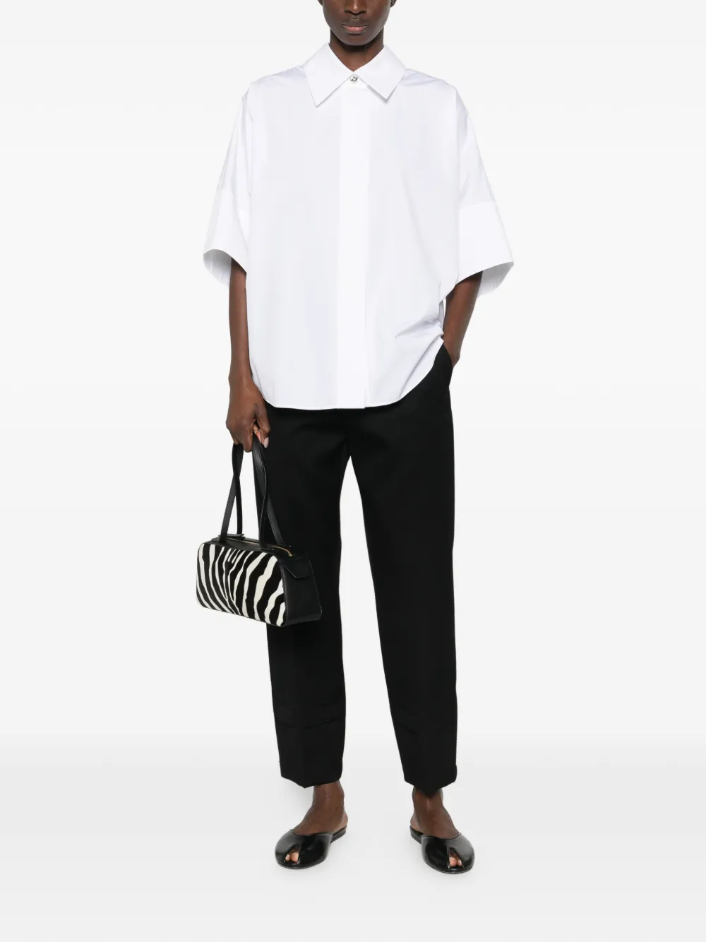 Givenchy cuff shirt - Wit
