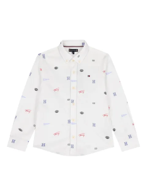Tommy Hilfiger Junior logo cotton shirt
