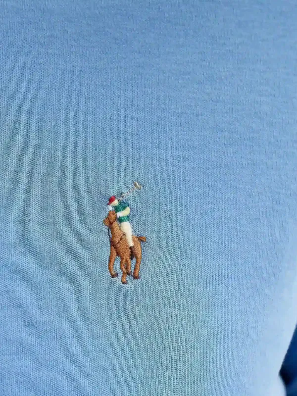 Polo Ralph Lauren logo-embroidered Polo Shirt | Blue | FARFETCH RO