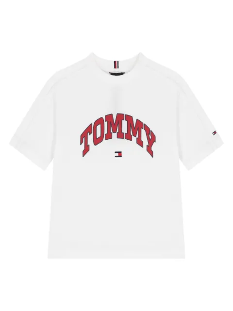 Tommy Hilfiger Junior logo cotton T-shirt