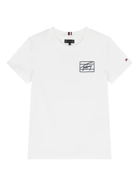 Tommy Hilfiger Junior logo cotton T-shirt