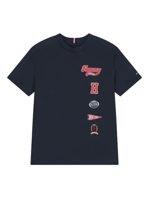 Tommy Hilfiger Junior logo cotton T-shirt