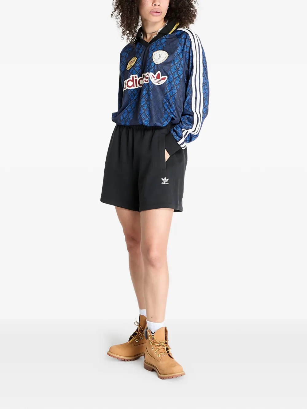  Adidas Logo Essential Shorts - Black 