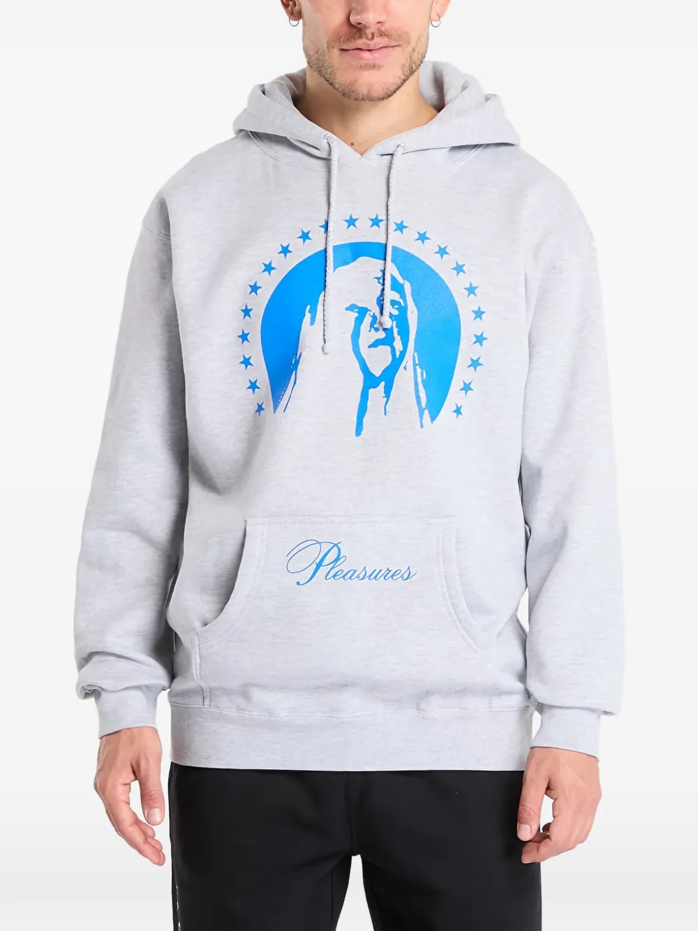 Pleasures hoodie con gráfico | gris | Image 1