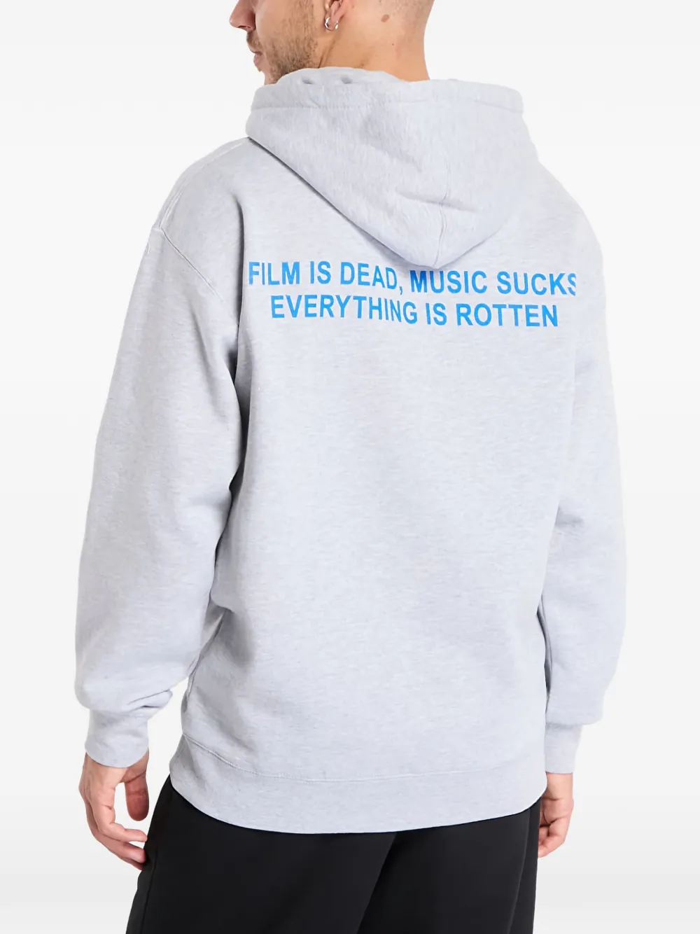Pleasures Hoodie met grafische print Grijs