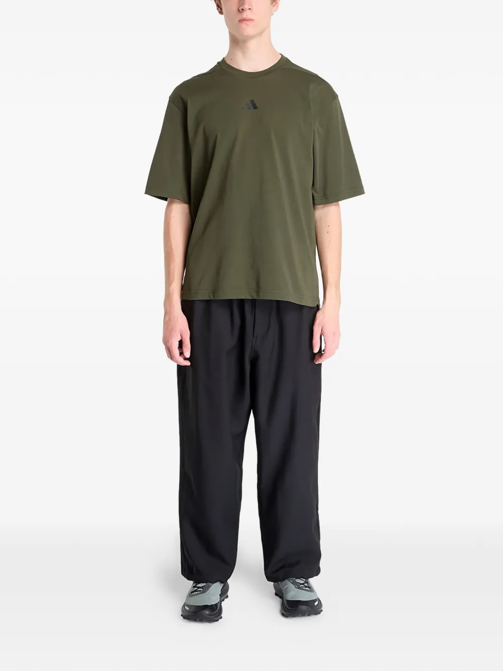 Adidas oversize power T-shirt - Groen