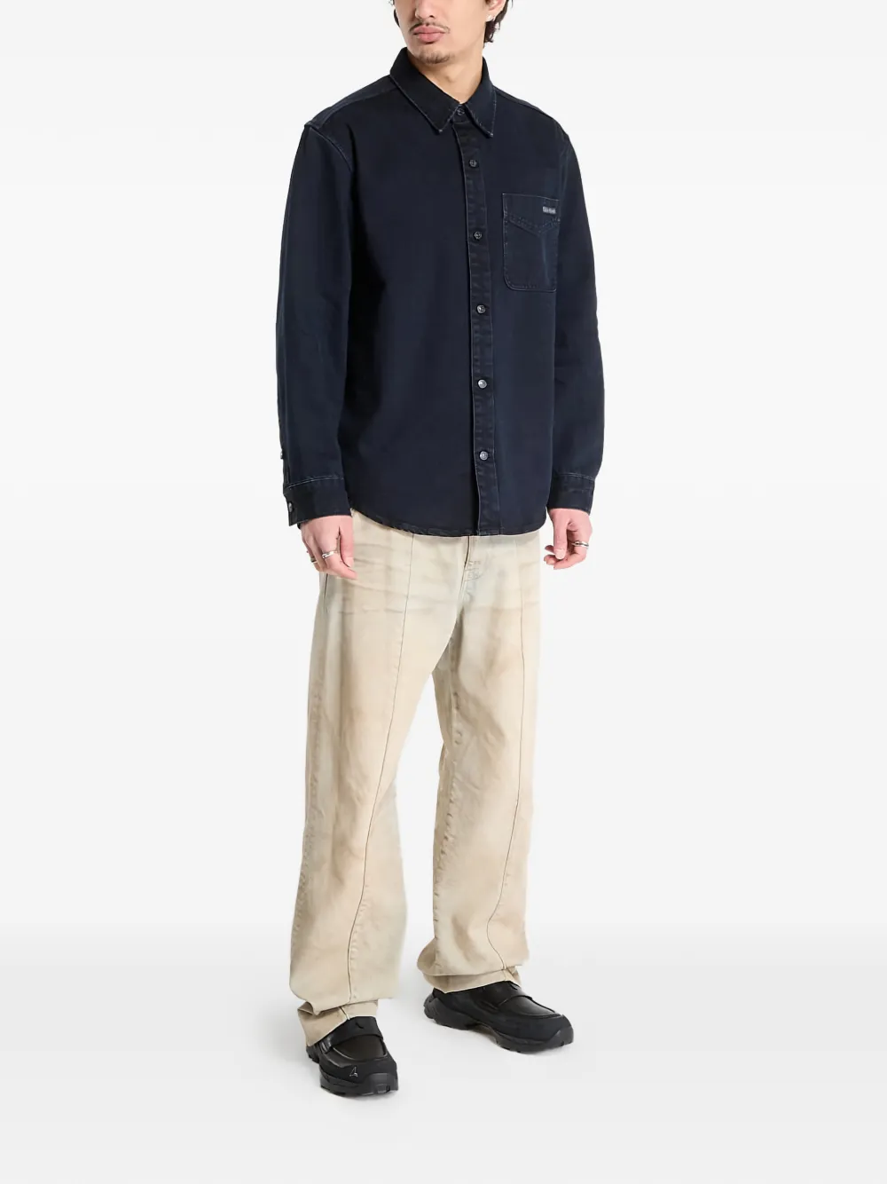 Calvin Klein pocket stone shirt - Blauw