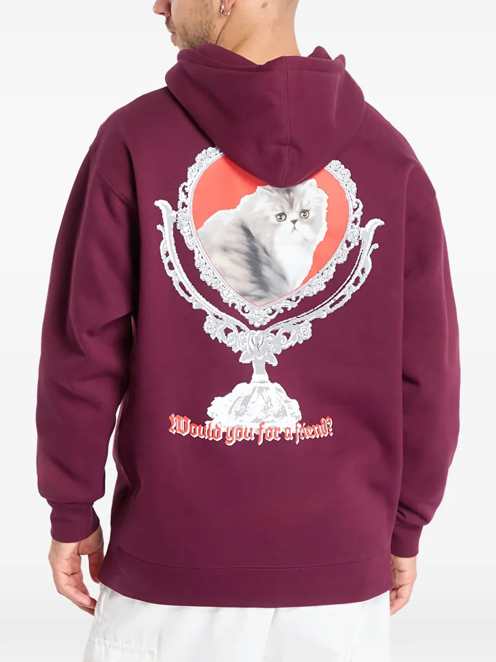  Pleasures Mirror Hoodie - Red 