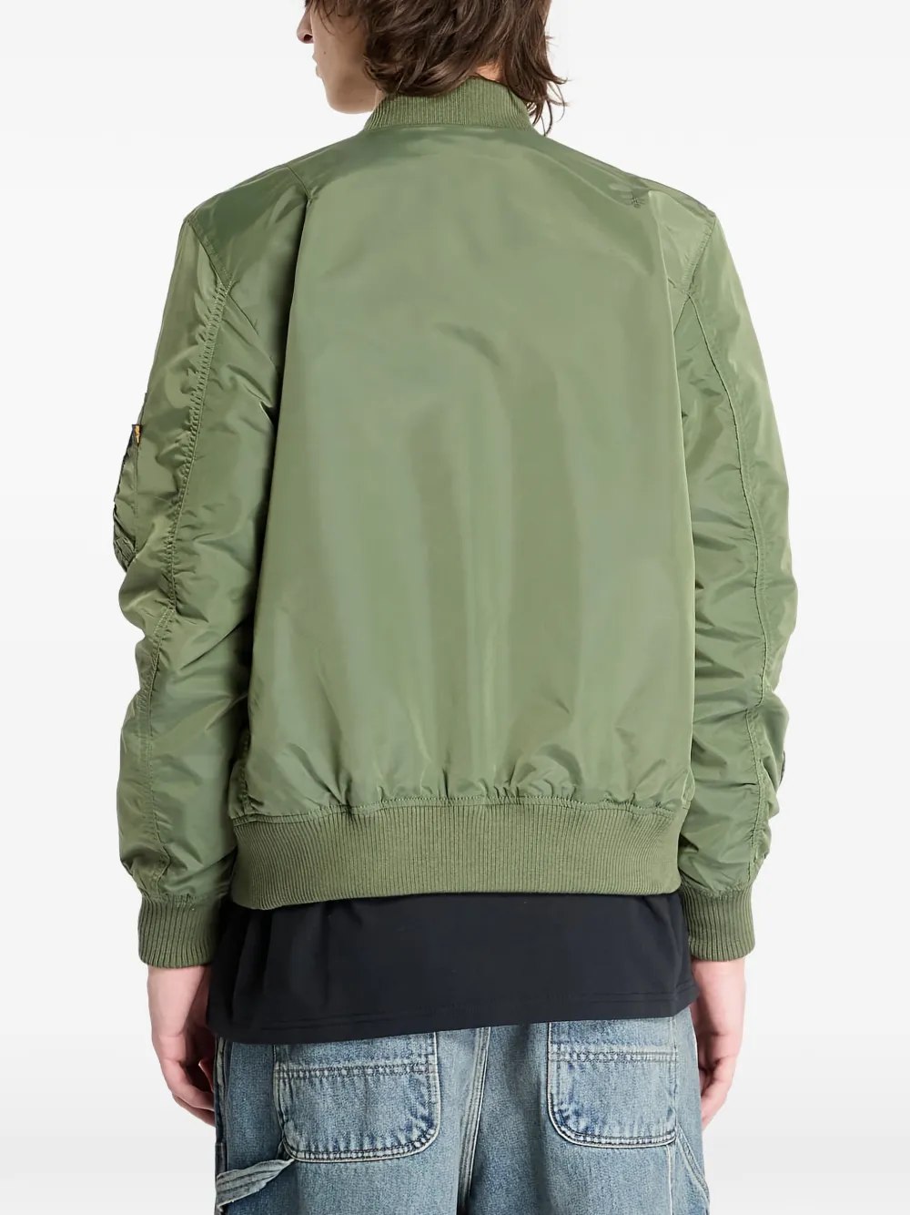  Alpha Industries Ma-1 Tt Flying Tigers Bomber Jacket - Green 