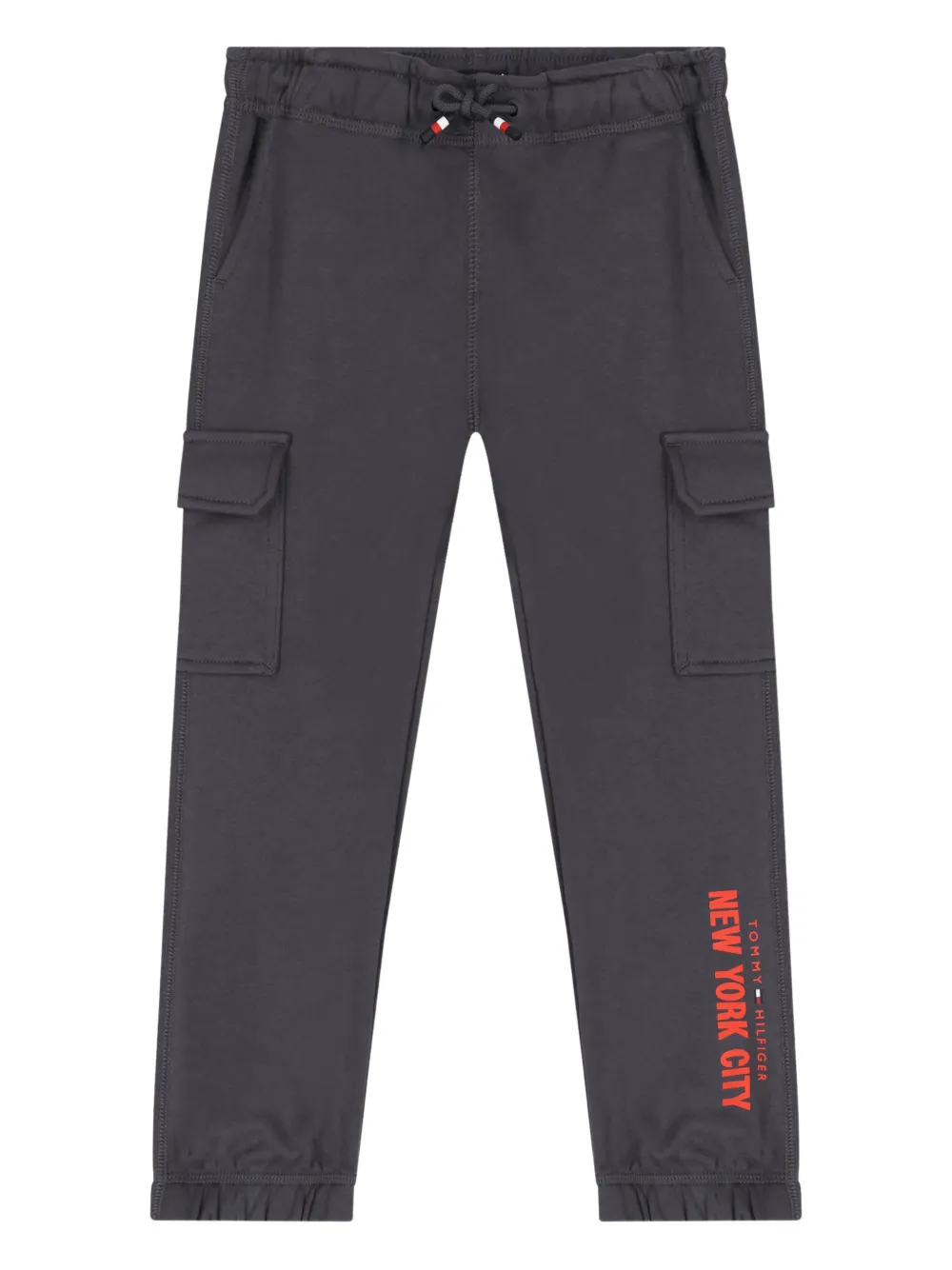 Tommy Hilfiger Junior logo cargo trousers - Grigio