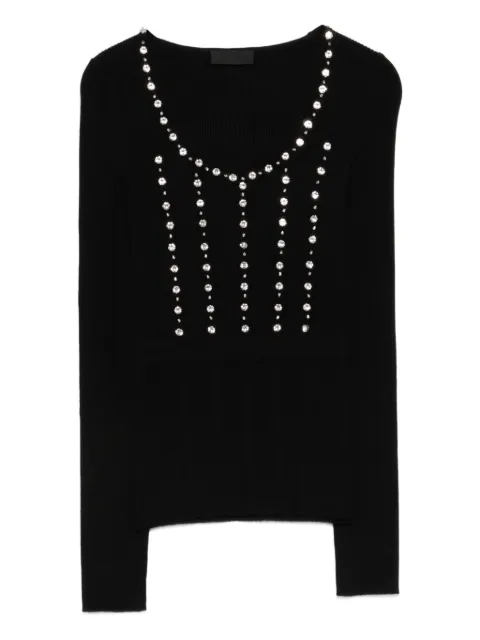 LIU JO jumper with jewel embroidery