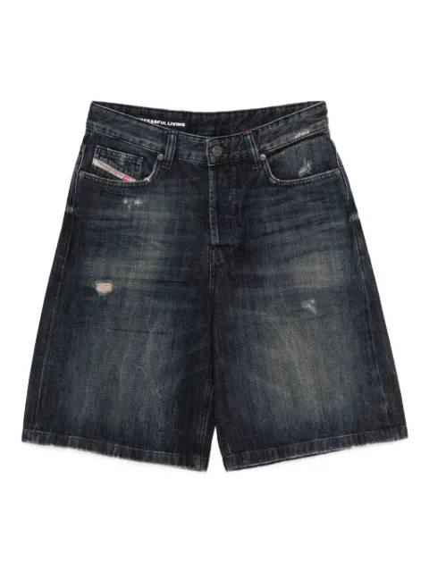 Diesel shorts con detalle envejecido