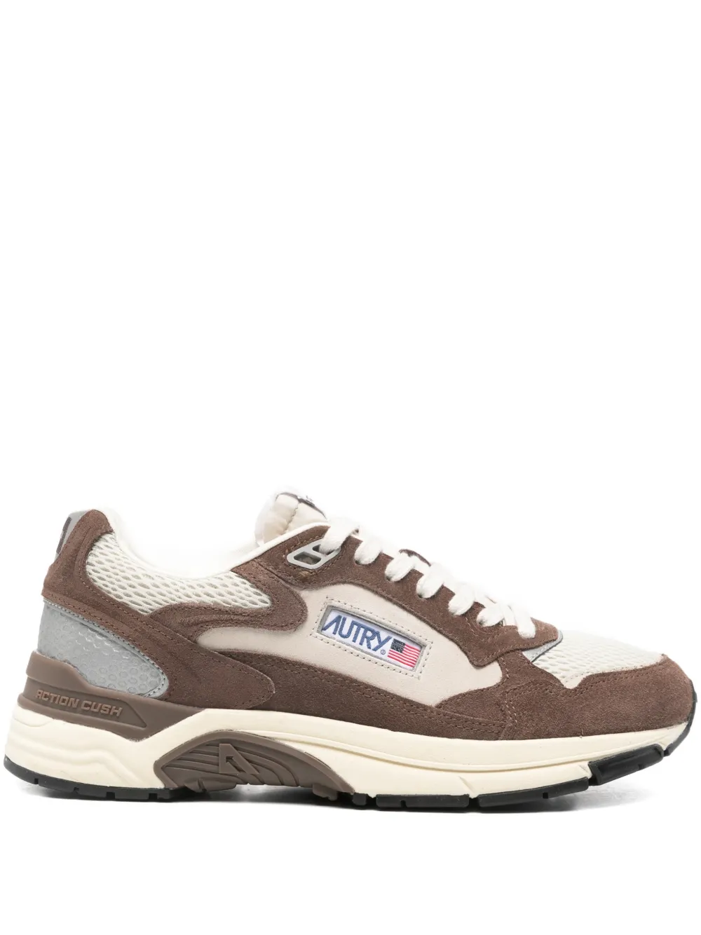 Autry logo-detail sneakers - Braun