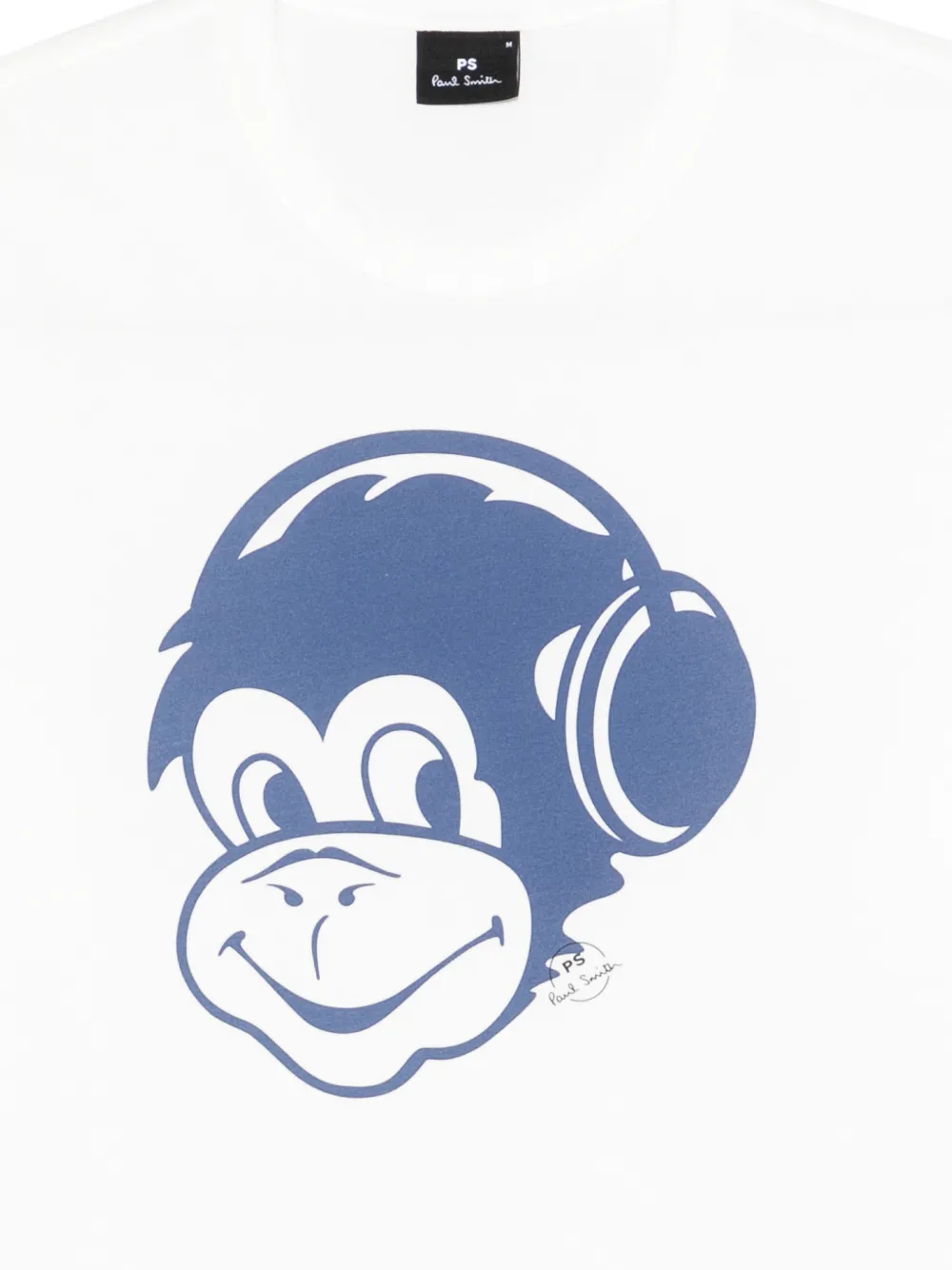  Ps Paul Smith Monkey-print T-shirt - White 