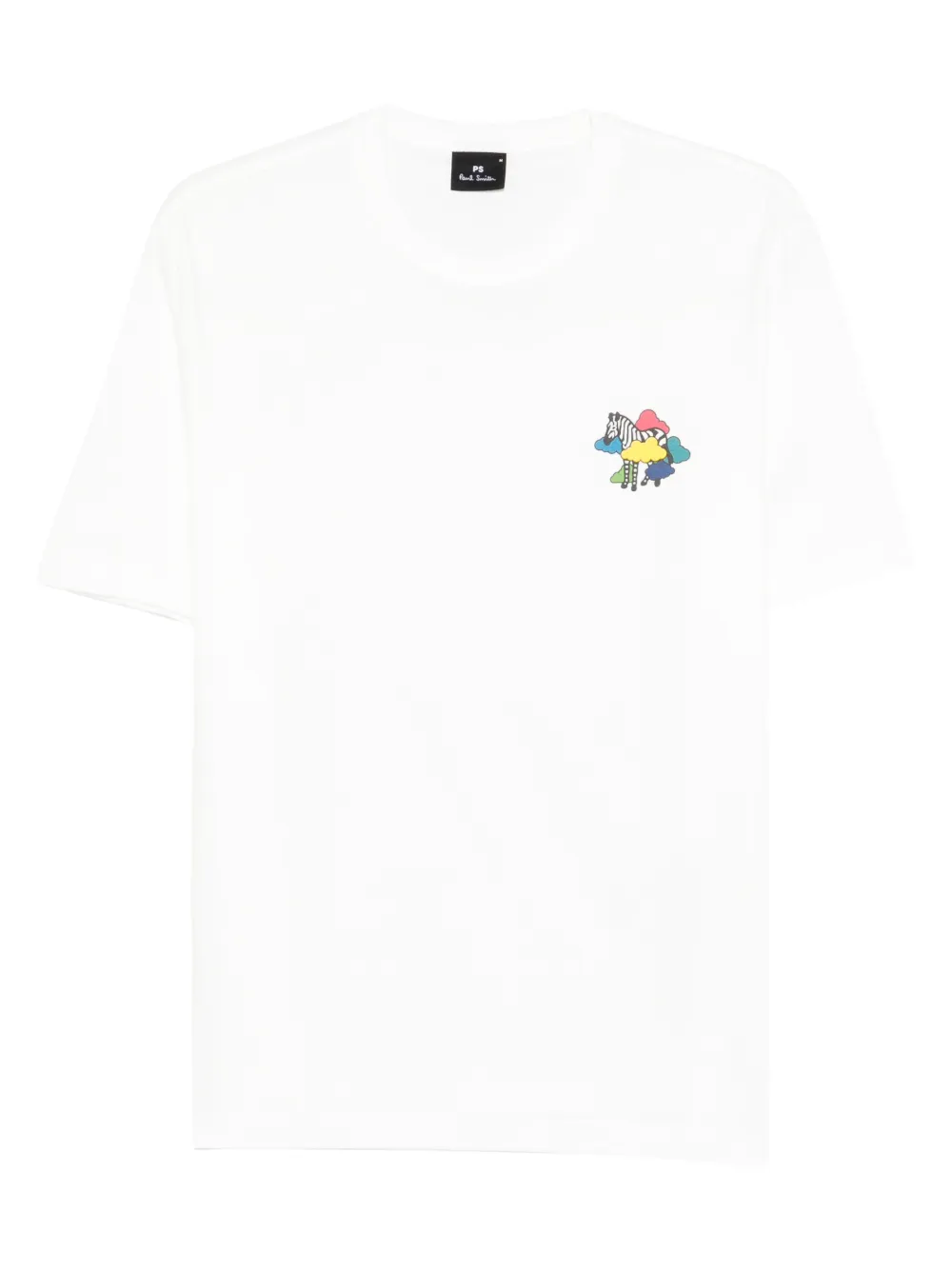 PS Paul Smith print-detail T-shirt - Bianco