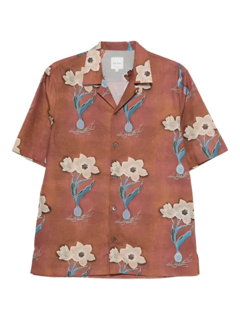Paul Smith floral-print short-sleeve shirt