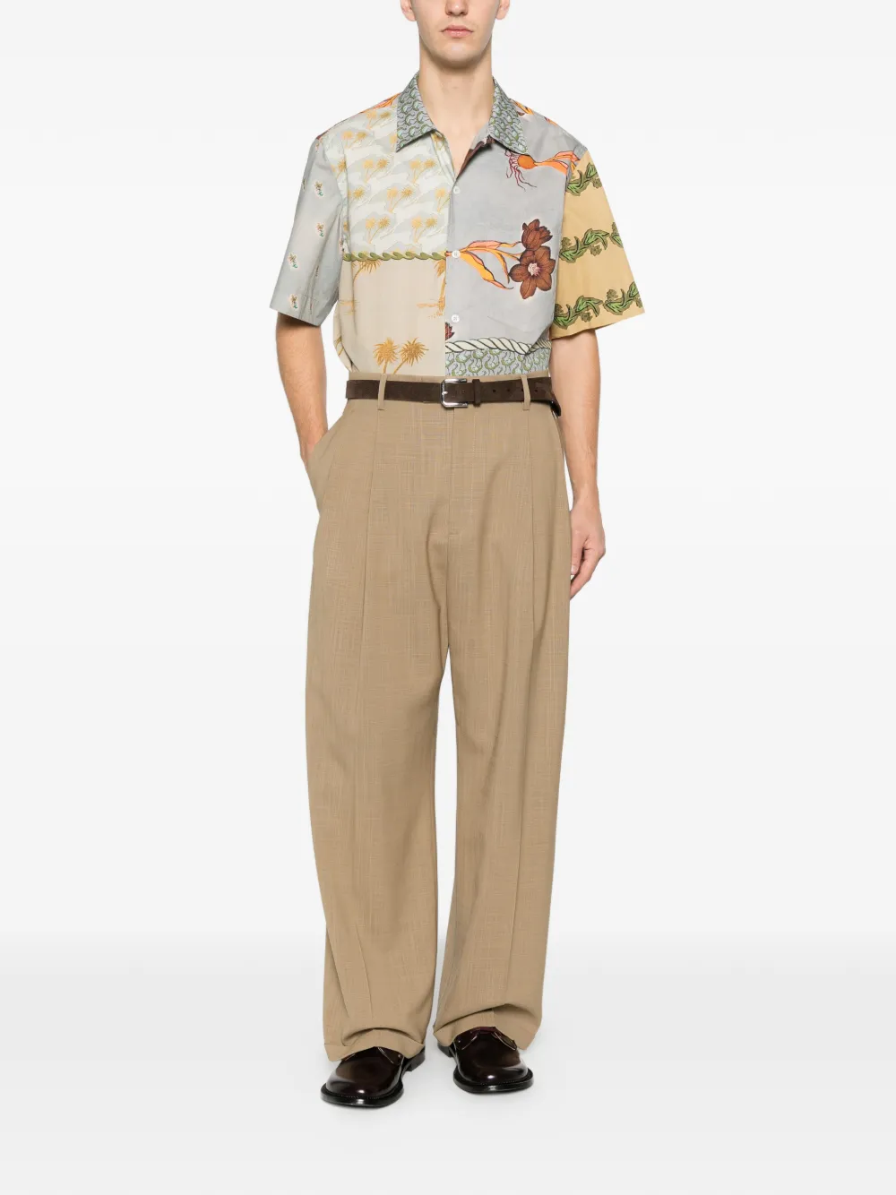 Paul Smith printed shirt - Grijs