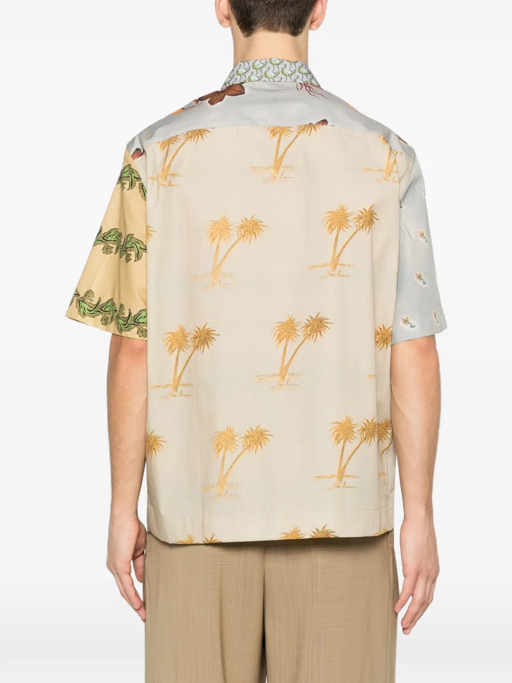 Paul Smith overhemd met multi-design Blauw
