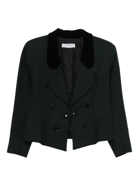 Saint Laurent Pre-Owned 1990s button wool jacket