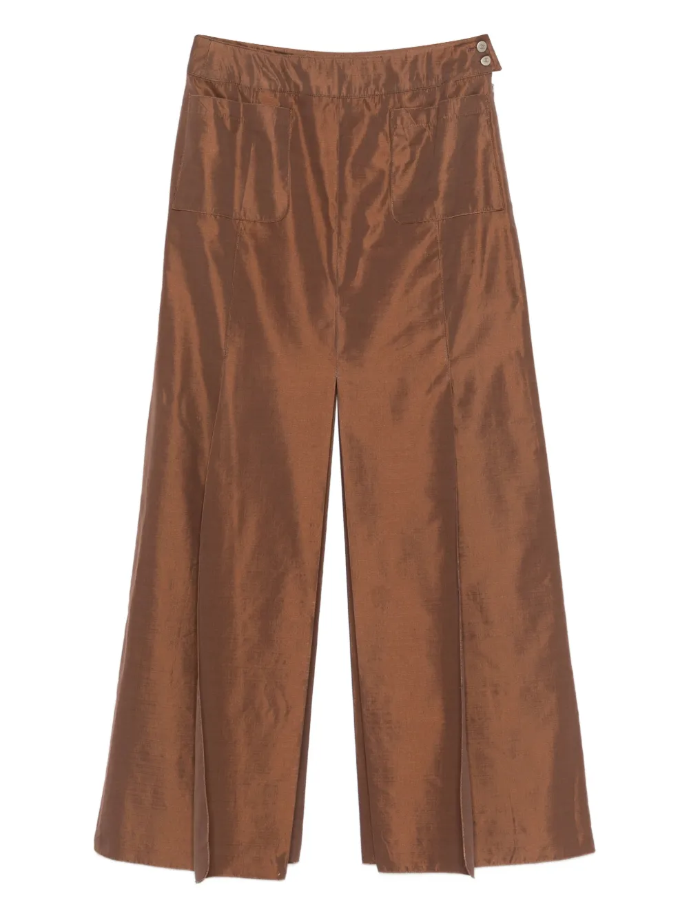 CHANEL Pre-Owned 1999 slit long skirt - Marrone