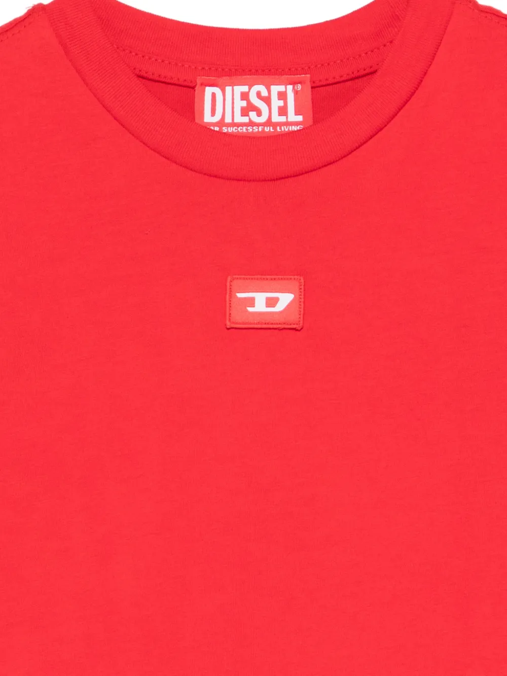  Diesel Kids Logo-patch T-shirt - Red 