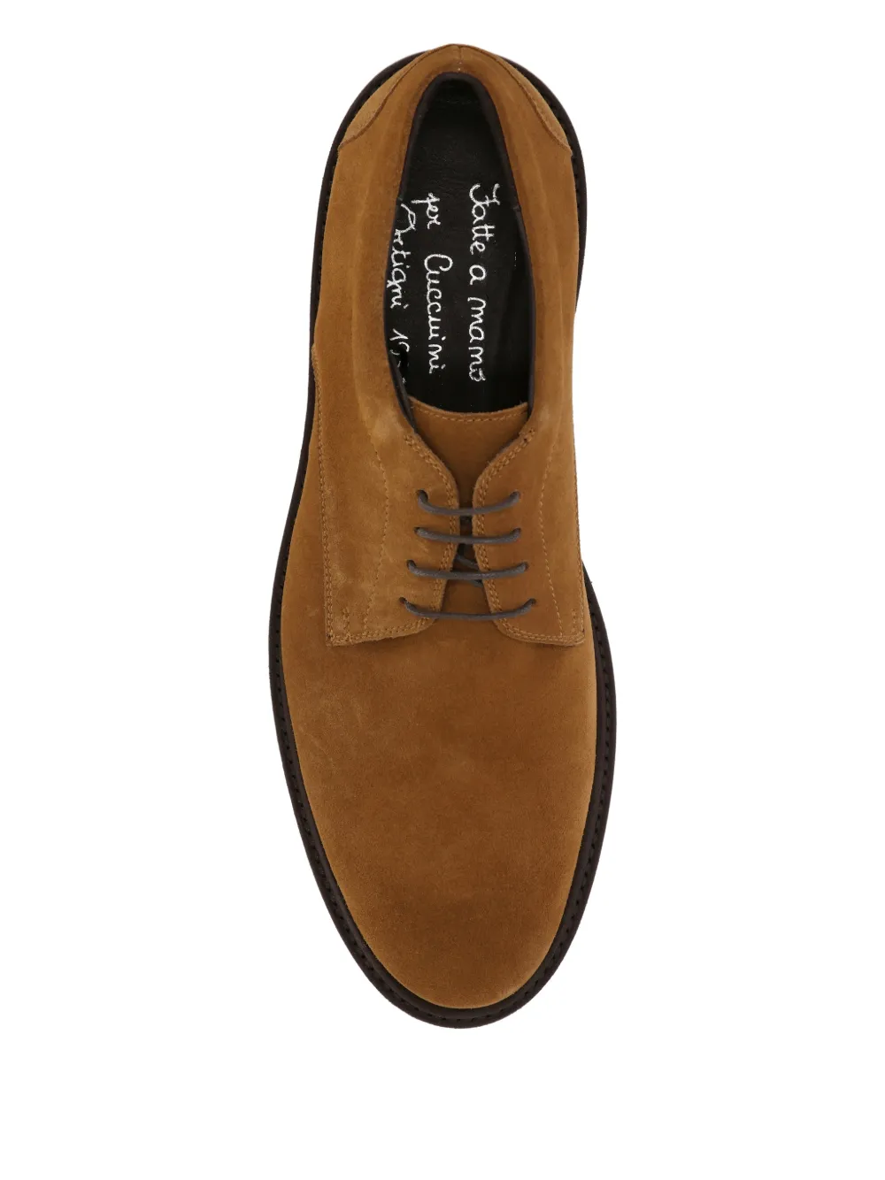 Ortigni Suède derby schoenen Bruin