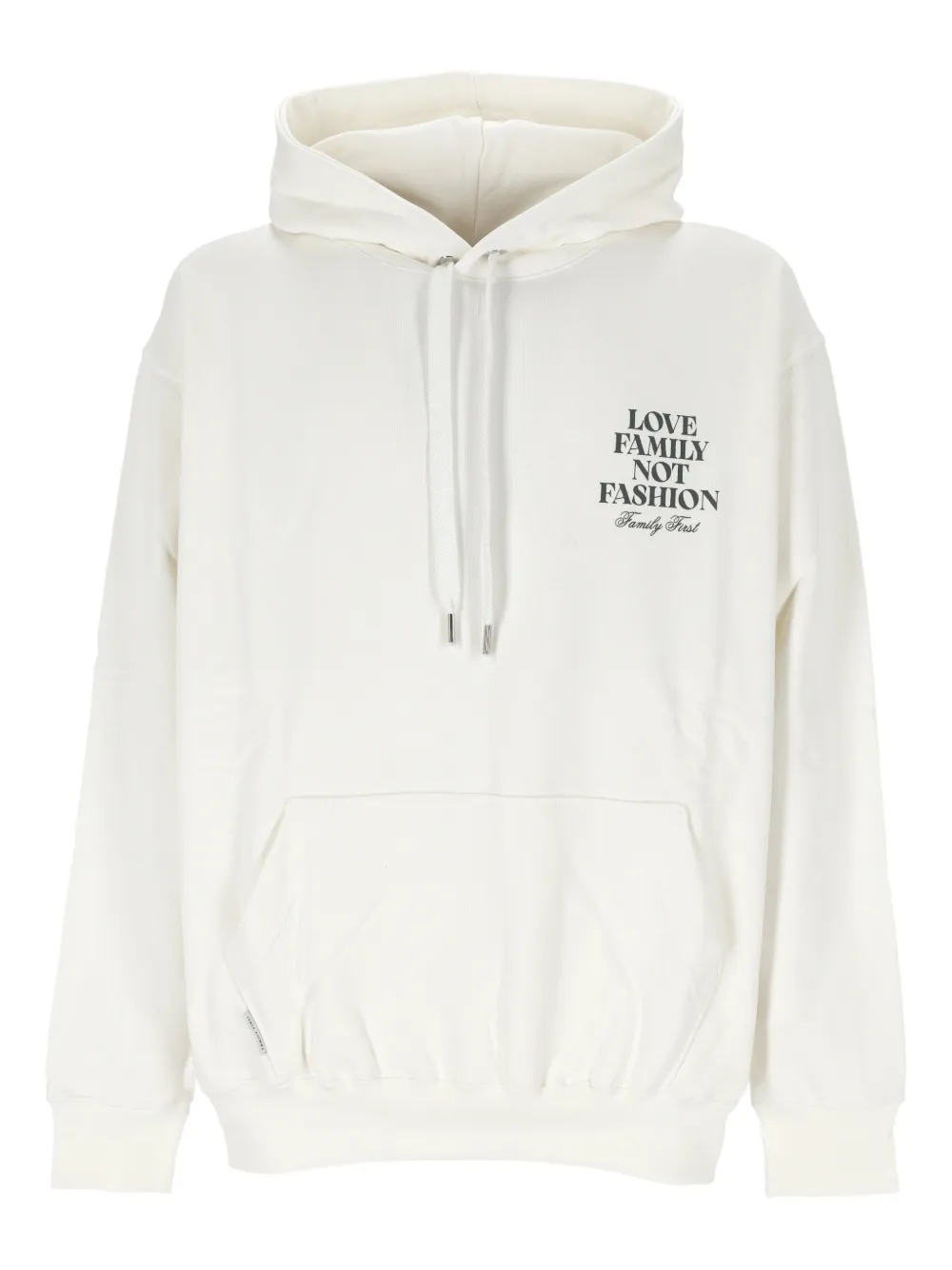 Family First logo hoodie | White | Image 1
