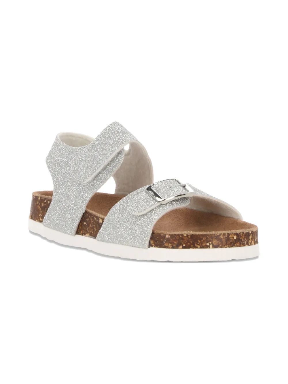 Colors Of California Sandalen met glitter gesp Zilver