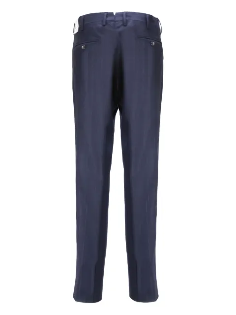 L.B.M. 1911 pinstripe pleated trousers