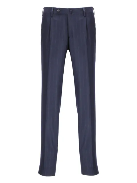 L.B.M. 1911 pinstripe pleated trousers
