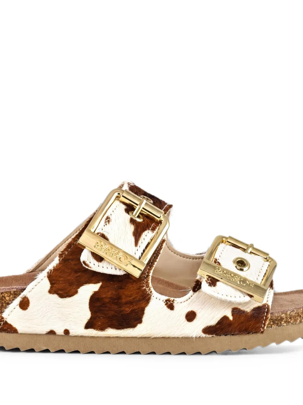 Colors Of California Slofi platte sandalen Wit