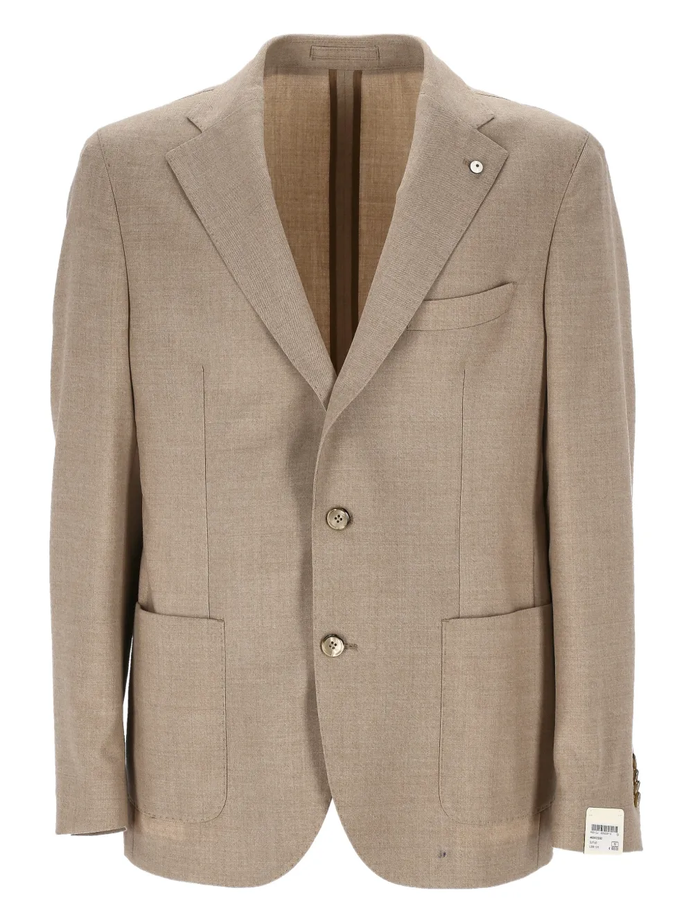 L.B.M. 1911 single-breasted blazer - Neutrals
