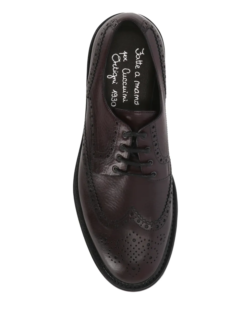 Ortigni Leren brogues Bruin