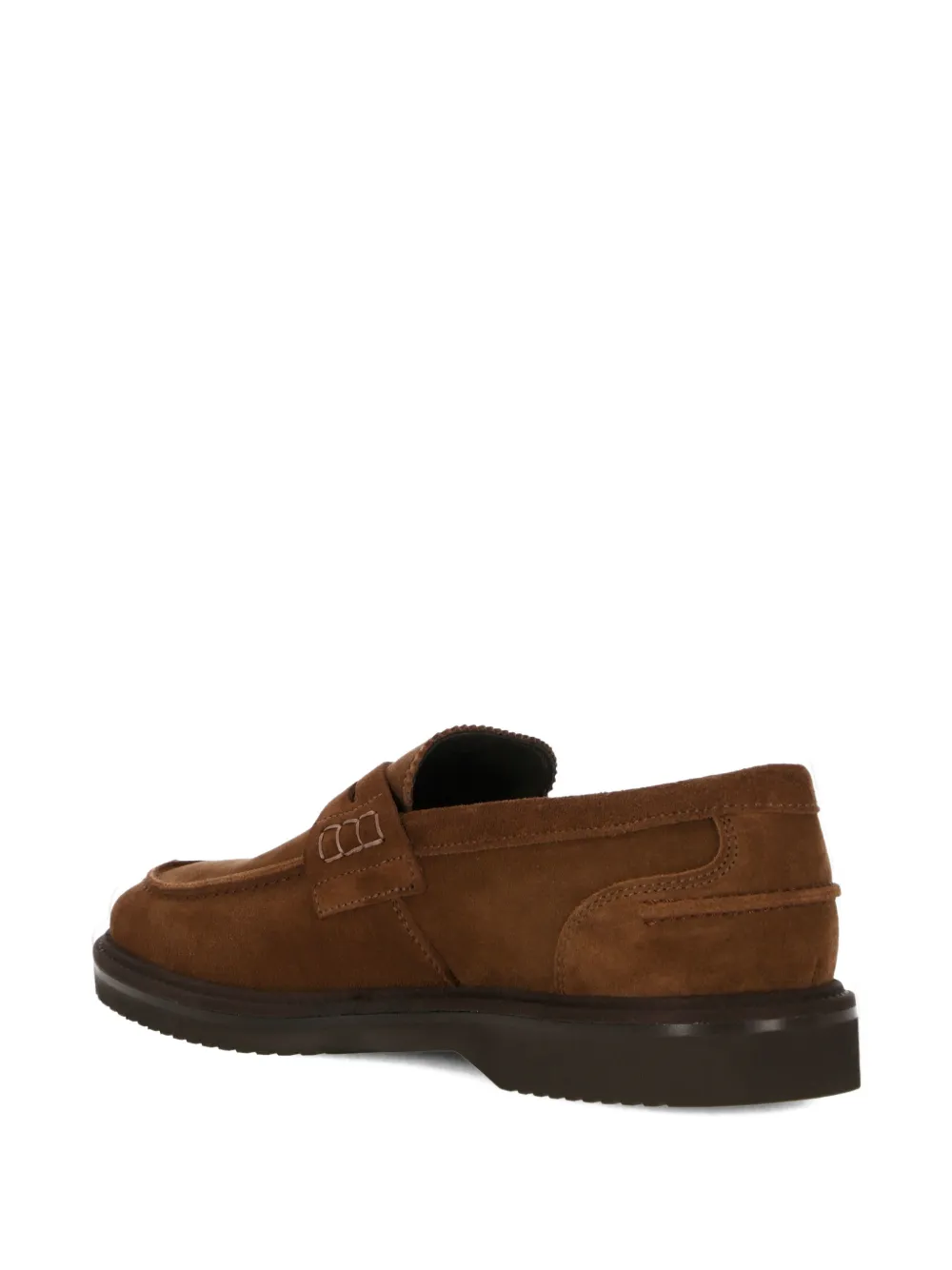 Ortigni Leren loafers Bruin