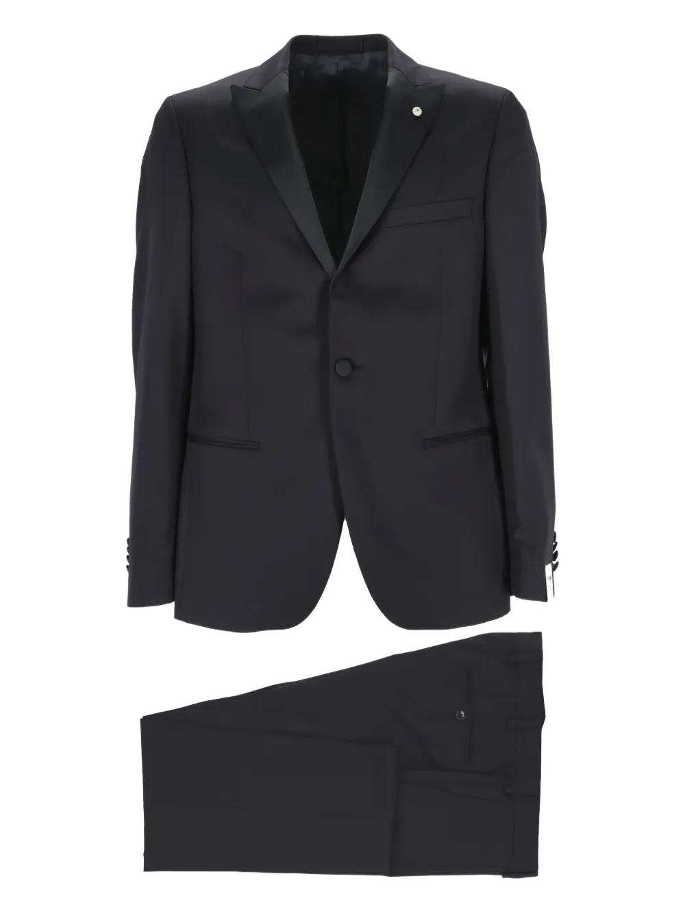 L.B.M. 1911 shawl-lapel suit | Black | Image 1