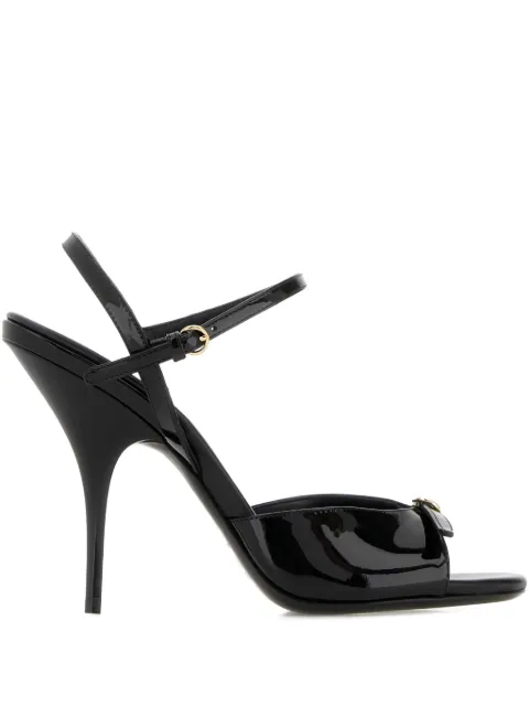 Miu Miu buckle leather sandals