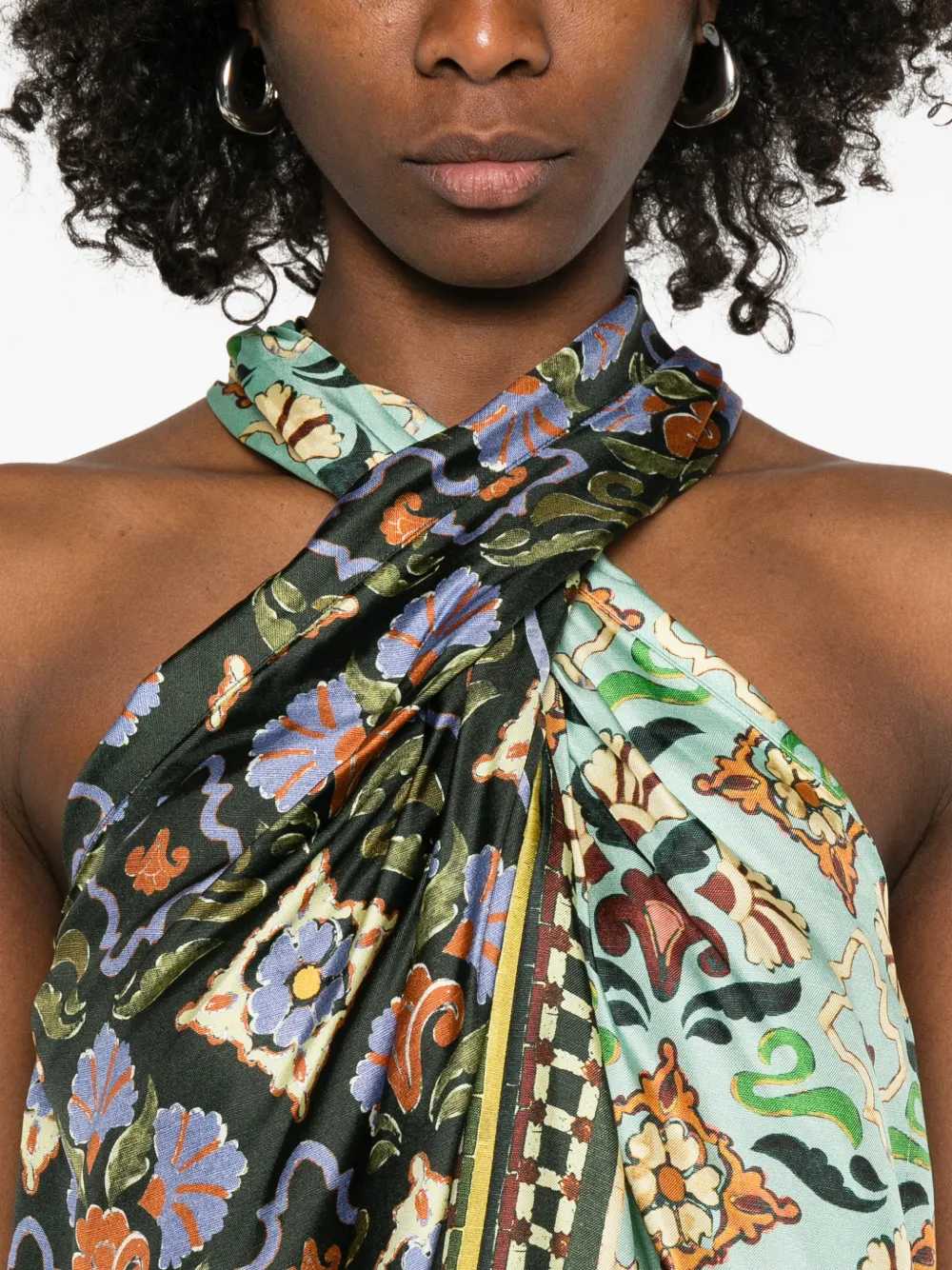 ALEMAIS Zijden blouse Blauw
