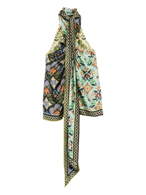 ALEMAIS blusa con motivo geométrico