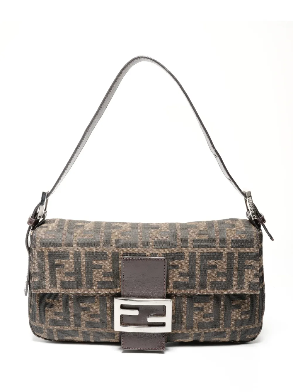 Fendi Pre-Owned 1990-2000s Mamma Baguette shoulder bag - Toni neutri