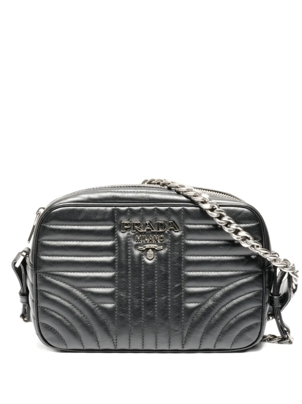 Prada Pre-Owned 2010-2020s Diagram chain-strap shoulder bag - Nero