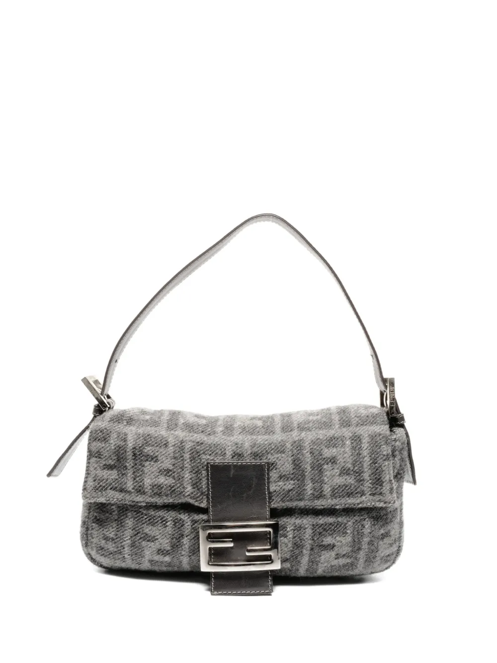 Fendi Pre-Owned 2000-2015 logo-pattern shoulder bag - Grigio