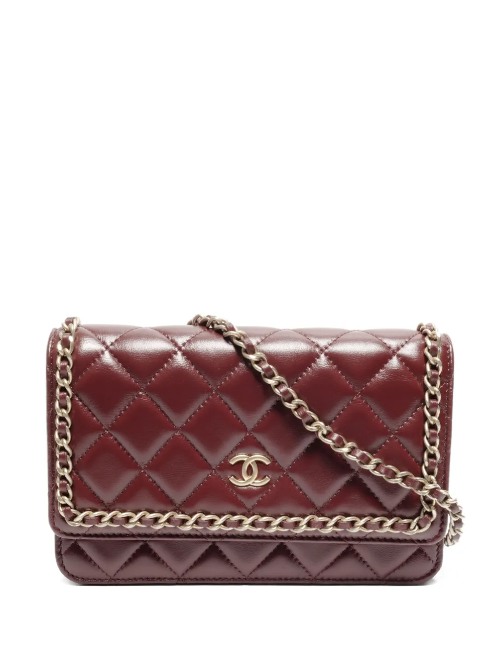 CHANEL Pre-Owned 2020-2021 chain-strap shoulder bag - Rosso