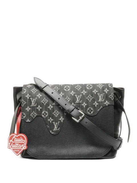 Louis Vuitton Pre-Owned شنطة كتف 'بيساتشي طوكيو' بمونوغرام x Nigo 2021-2025