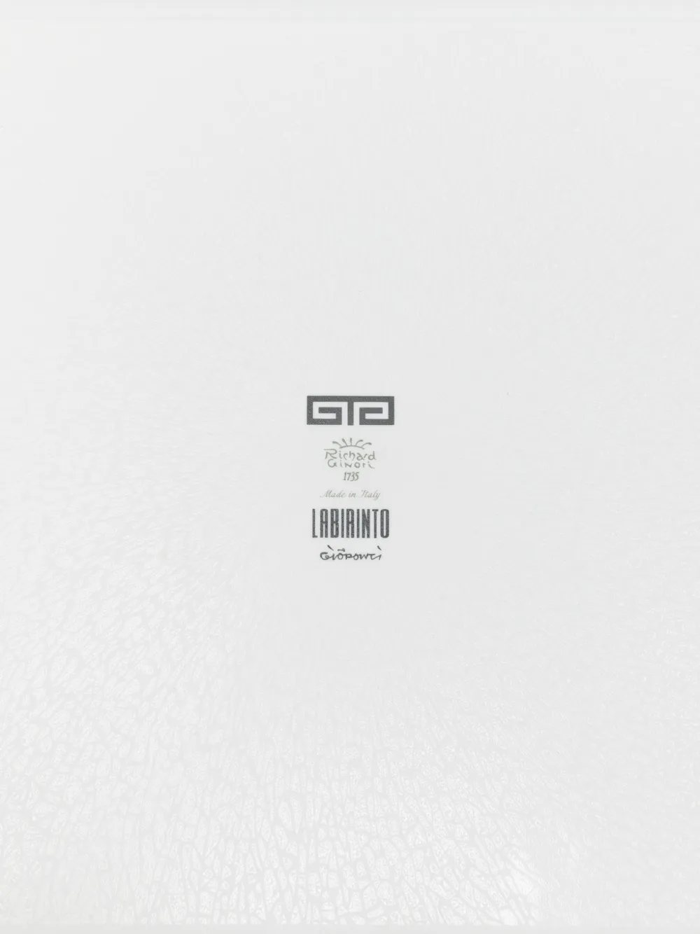  Ginori 1735 Labirinto Maze Pattern Plate - White 
